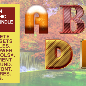 Autumn Graphic Text Bundle #2