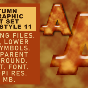 Autumn Graphic Text Vol 1 set 11