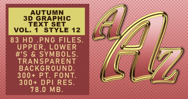 Autumn Graphic Text Vol 1 set 12