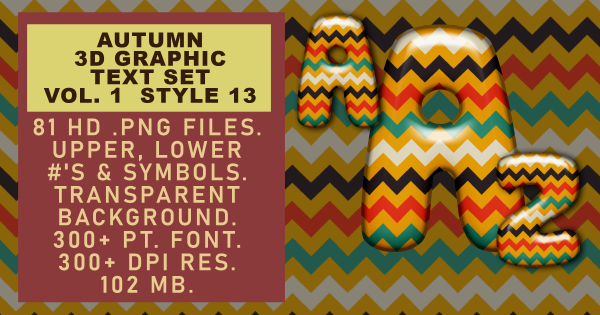 Autumn Graphic Text Vol 1 set 13