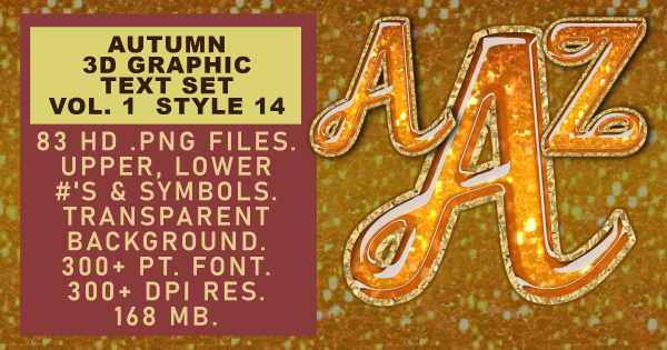 Autumn Graphic Text Vol 1 set 14