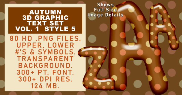 Autumn Graphic Text Vol 1 set 5