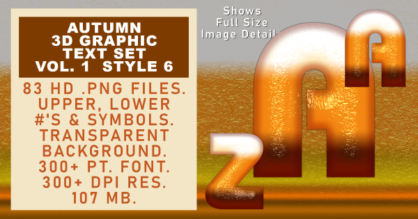 Autumn Graphic Text Vol 1 set 6