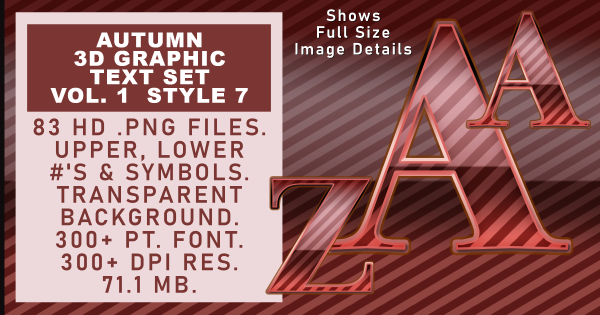 Autumn Graphic Text Vol 1 set 7