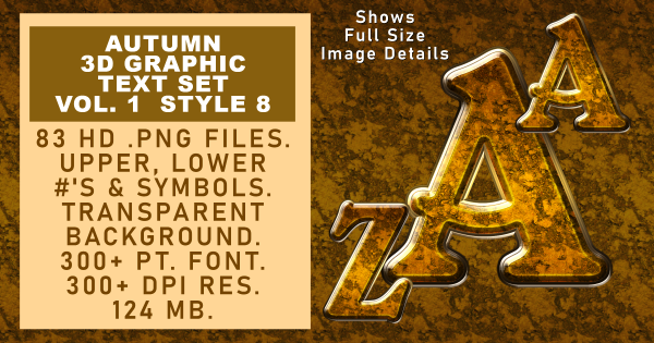 Autumn Graphic Text Vol 1 set 8