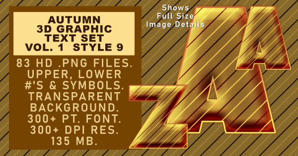 Autumn Graphic Text Vol 1 set 9