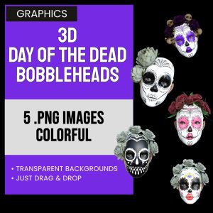 Free Day of the Dead Bobbleheads