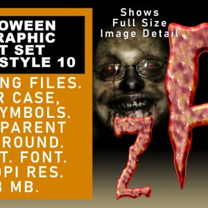 Halloween Graphic Text Vol 1 set 10