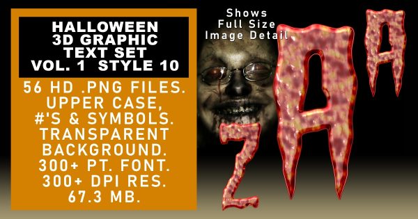 Halloween Graphic Text Vol 1 set 10