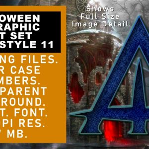 Halloween Graphic Text Vol 1 set 11