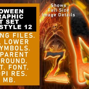 Halloween Graphic Text Vol 1 set 12