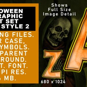 Halloween Graphic Text Vol 1 set 2