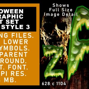 Halloween Graphic Text Vol 1 set 3