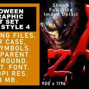 Halloween Graphic Text Vol 1 set 4