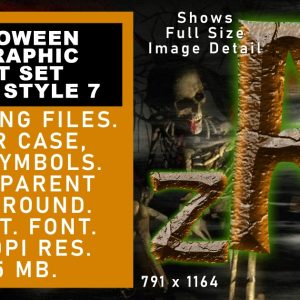 Halloween Graphic Text Vol 1 set 7