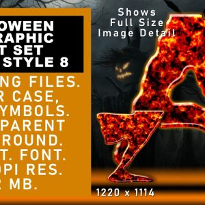 Halloween Graphic Text Vol 1 set 8