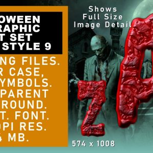 Halloween Graphic Text Vol 1 set 9