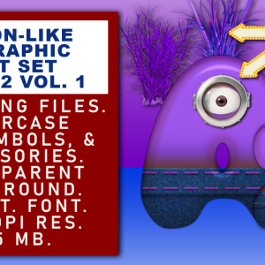 Minion-like Graphic Text Vol 2