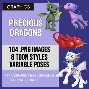 Precious Dragons Graphics