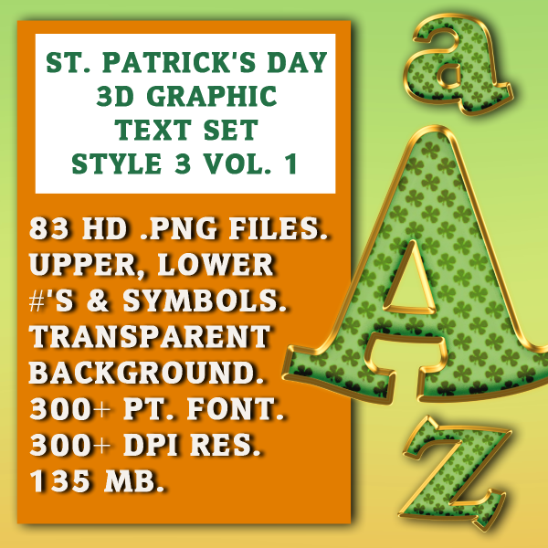 Saint Patrick's Day Style 3 Vol 1