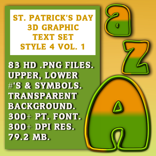 Saint Patrick's Day Style 4 Vol 1