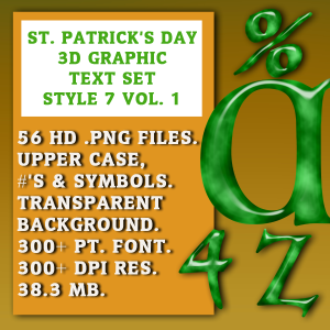 Saint Patrick's Day Style 7 Vol1