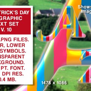 St. Patrick's Day Graphics Text Set #10