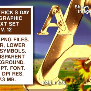 St. Patrick's Day Graphics Text Set #12