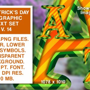 St. Patrick's Day Graphics Text Set #14