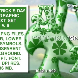 St. Patrick's Day Graphics Text Set #8