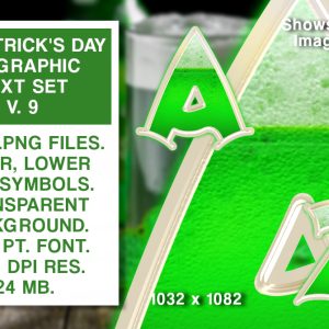 St. Patrick's Day Graphics Text Set #9