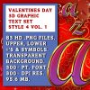 Valentine’s Graphic Text Vol 1 Set 4