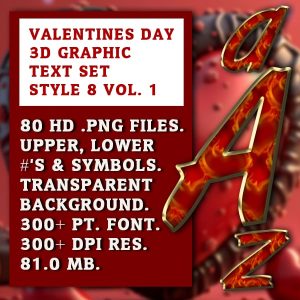 Valentine’s Graphic Text Vol 1 Set 8