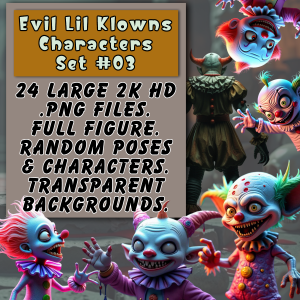 Evil Lil Klowns Characters Set #03