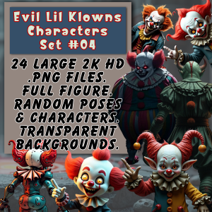 Evil Lil Klowns Characters Set #04