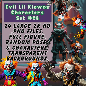 Evil Lil Klowns Characters Set #05