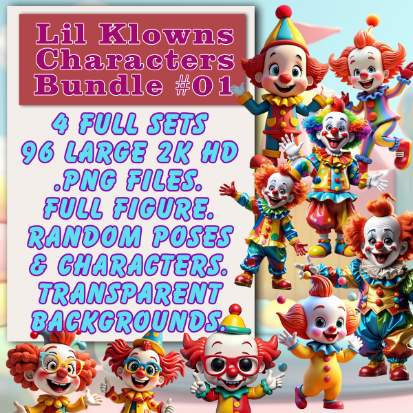 Lil Klowns Characters Bundle #1