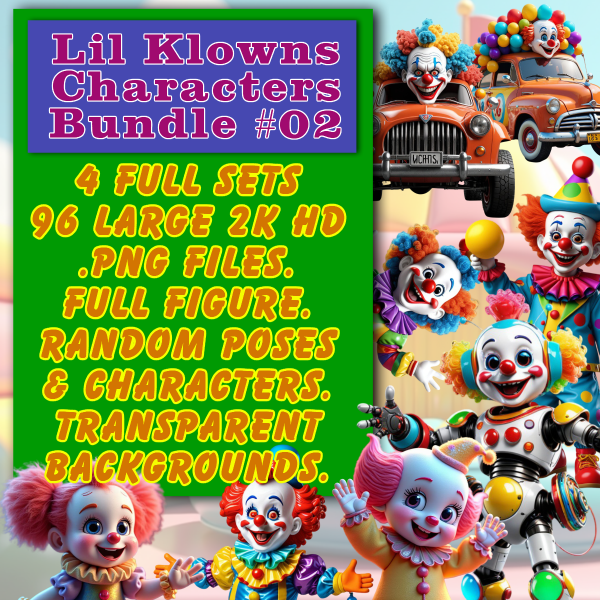 Lil Klowns Characters Bundle #02