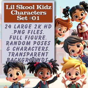 Lil Skool Kidz Characters Set #01