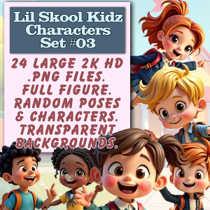Lil Skool Kidz Characters Set #03