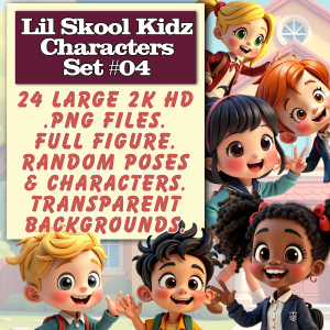 Lil Skool Kidz Characters Set #04