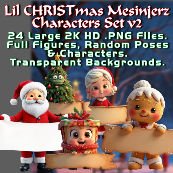 Lil Christmas Mesinjerz Set #2