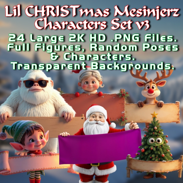 Lil Christmas Mesinjerz Set #3