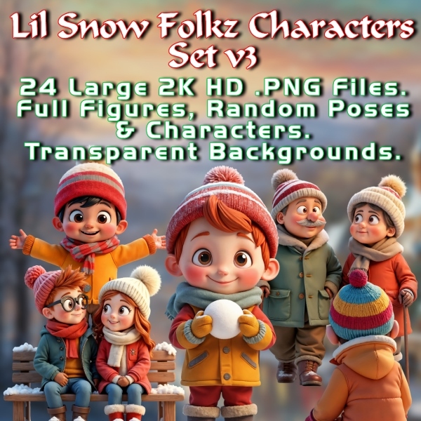 lil snow folkz set #3