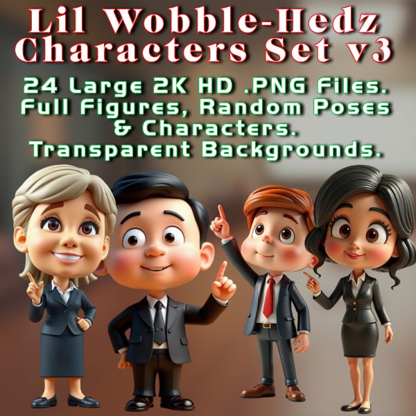 Lil Wobble Hedz Set 3