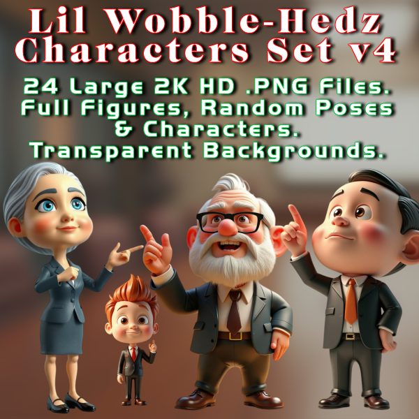 Lil Wobble Hedz Set 4